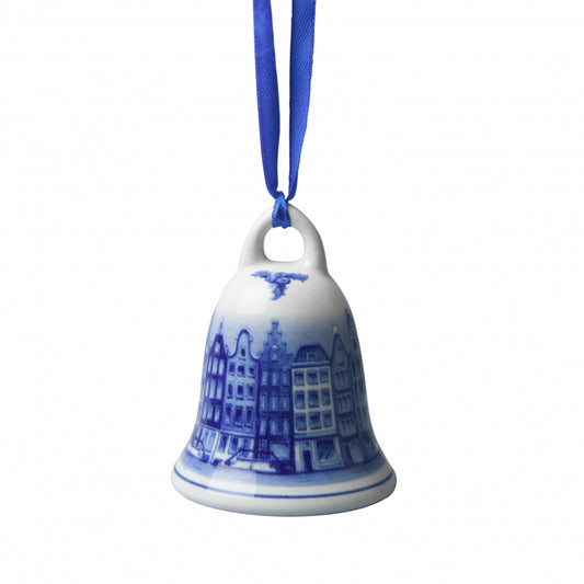 Delft Canalhouses Bell Ornament