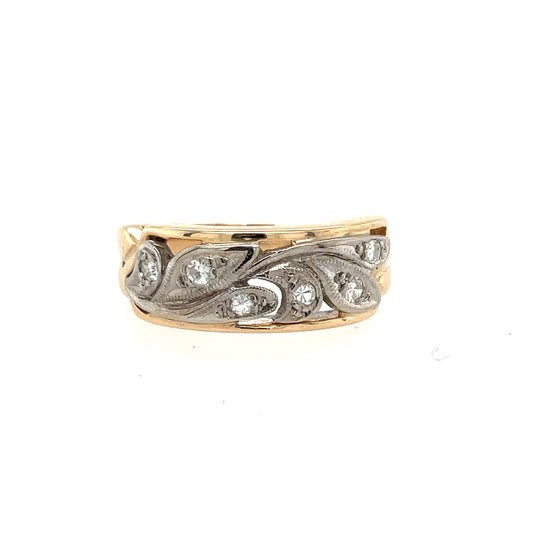 Two-tone Gold and Diamond ring