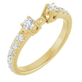 Customizable Engagement Ring Shank
