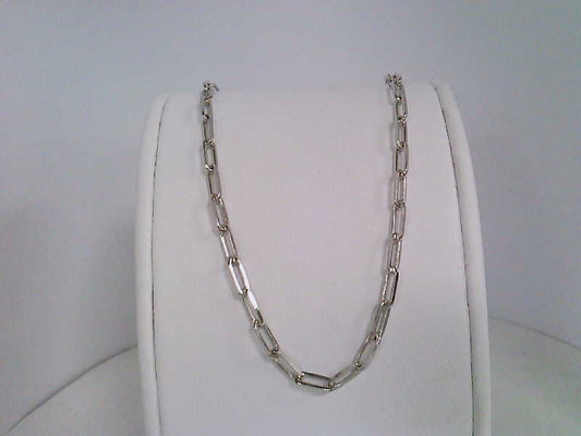 Sterling Silver Paperclip Link Bracelet