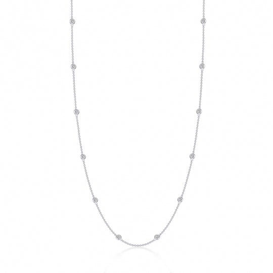 0.73 CTW Station Necklace
