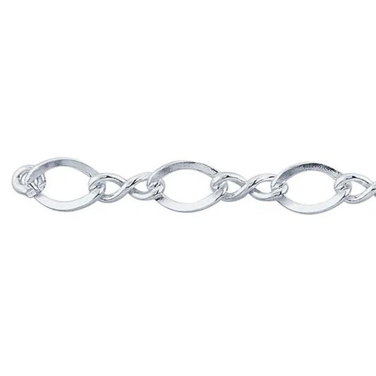 Sterling Silver Figure Eight Chain