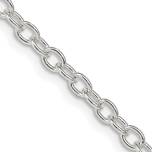 Oval Cable Chain Permanent Bracelet