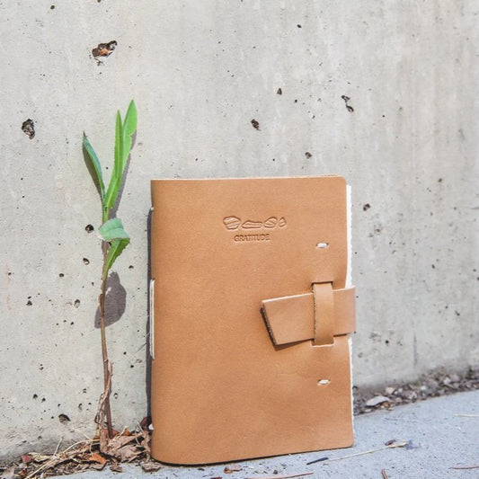 Leather Weekly Gratitude Journal